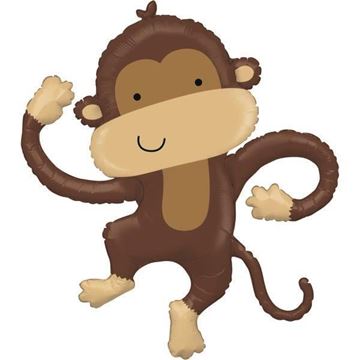 Balão Foil 40" Macaco Feliz