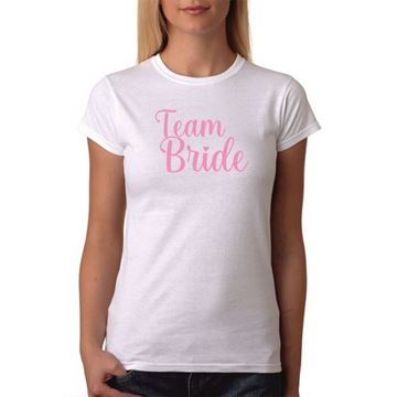 T-shirt Branca - Team Bride - Tamanho M