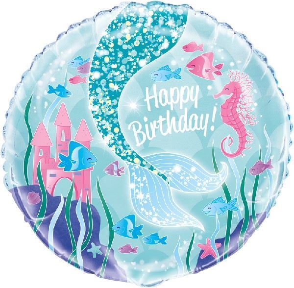 Balão Foil 18" Sereia