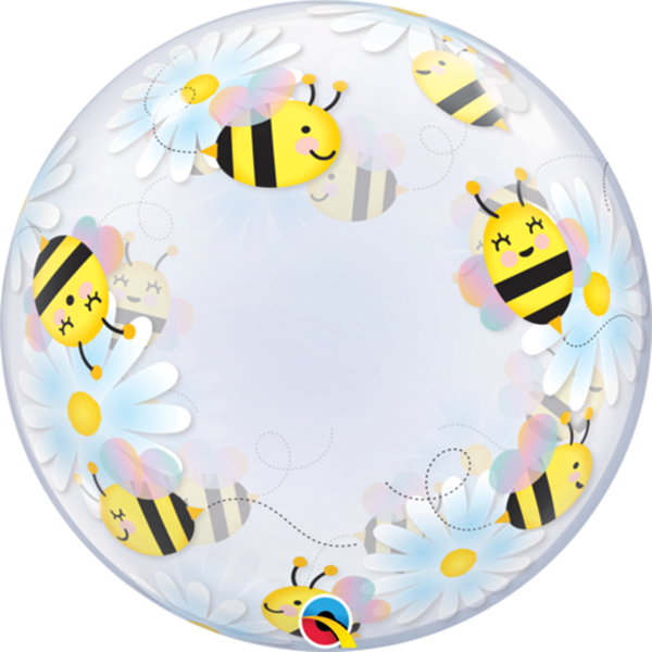 Balão Bubble 22" Abelhas
