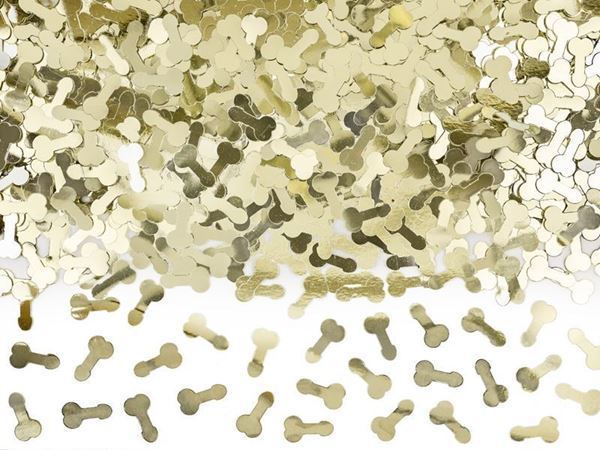 Confettis Pénis Ouro 30gr