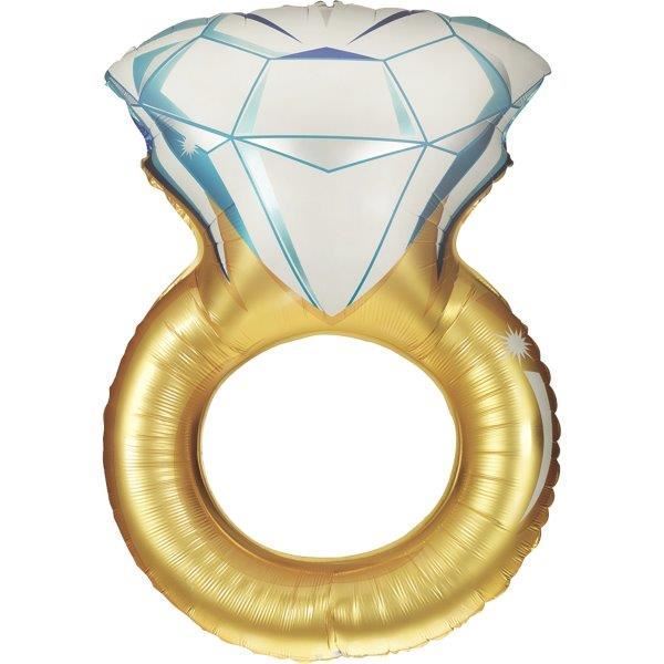 Balão Foil Anel De Noivado 94cm