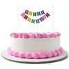 Cake Topper Bandeira Happy Birthday