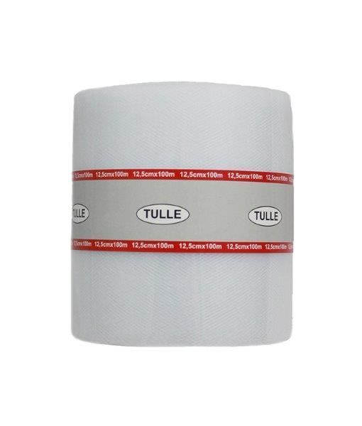 Rolo De Tule Branco