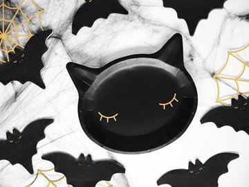 6 Pratos Gato Preto