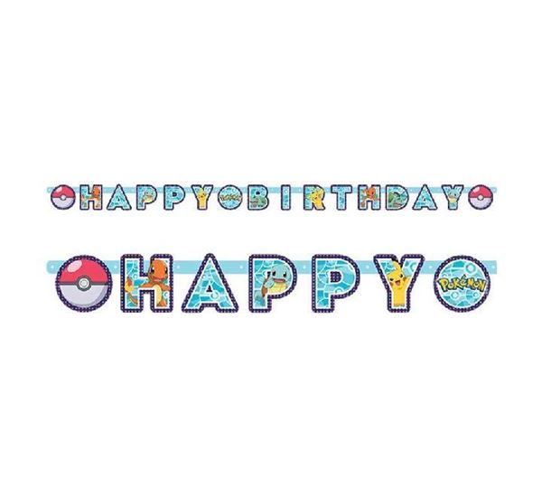 Banner Happy Birthday Pokemon