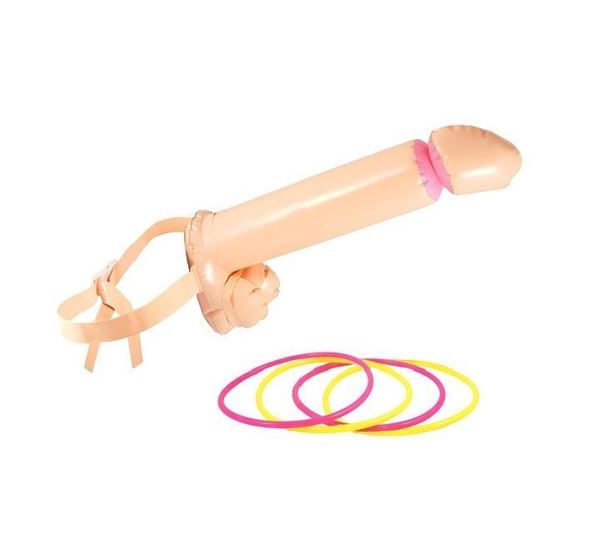 Pénis Insuflavel + Jogo Hoopla