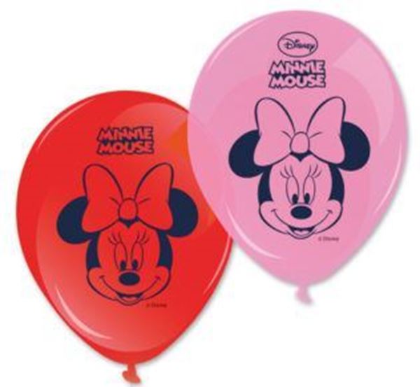 8 Balões 11" Minnie Café