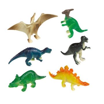 8 Mini Figuras Happy Dinossauros