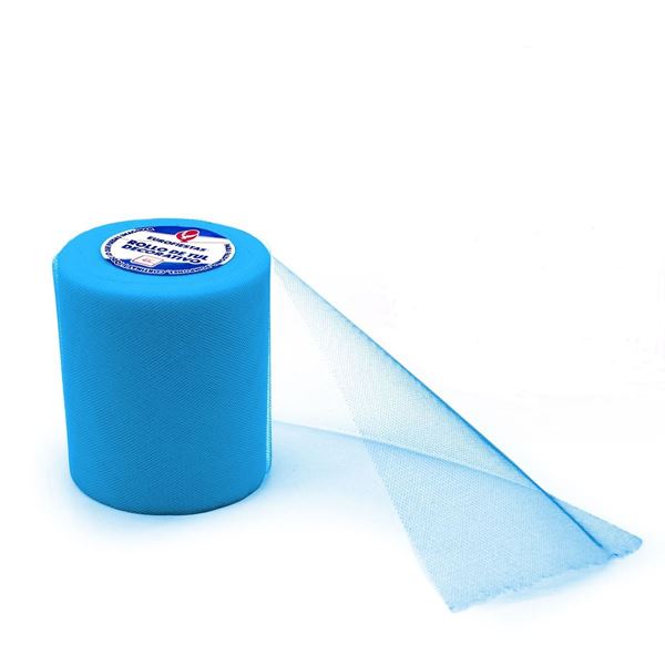 Rolo De Tule 45m X 10cm Azul