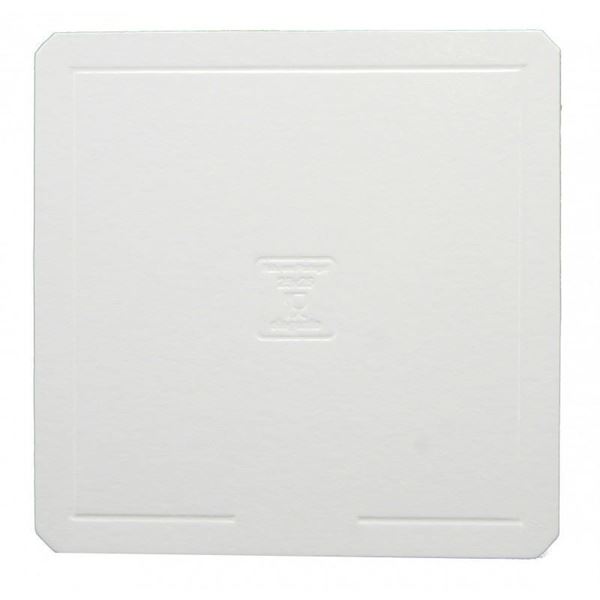 Prato Duro Cartão Branco 35x35cm