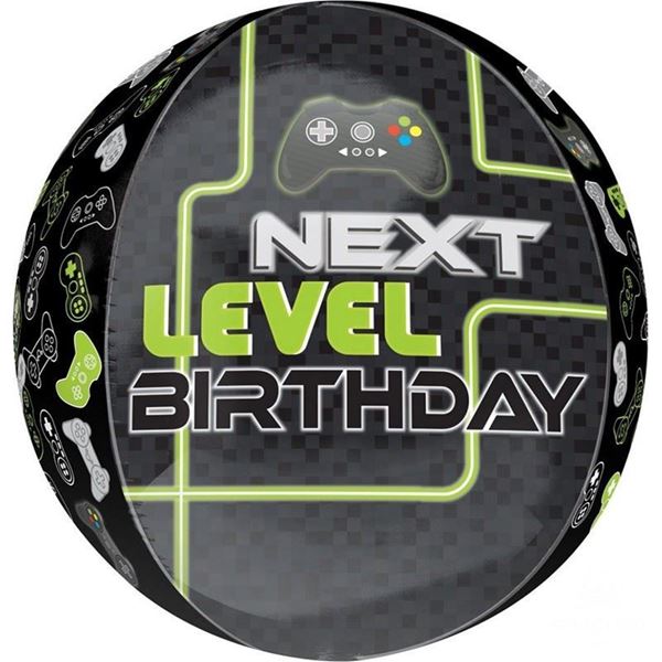 Balão Orbz Next Level Birthday