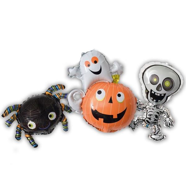 Conj 3 Balões 40cm Fantasma Halloween
