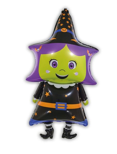 Balão Foil 99cm Bruxa Halloween