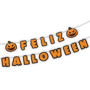 Grinalda Feliz Halloween Com Abóboras 4m