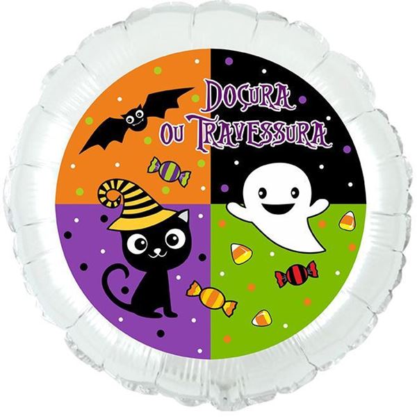 Balão Foil 18" Doçura Ou Travessura