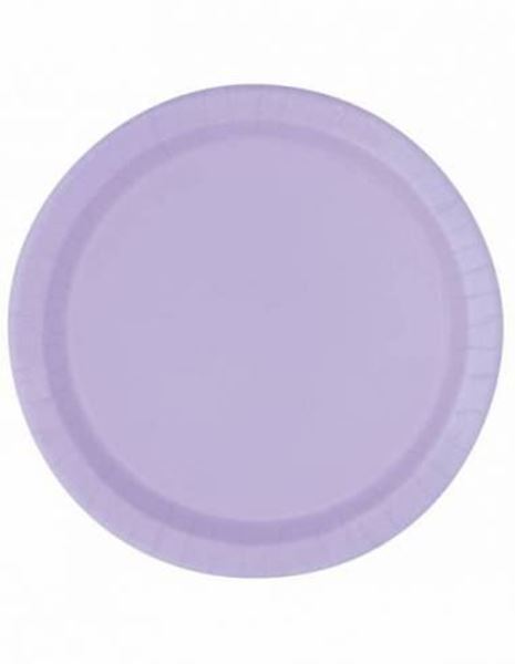 8 Pratos 18cm Lavanda