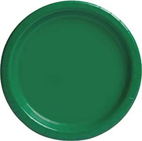 8 Pratos 18cm Verde