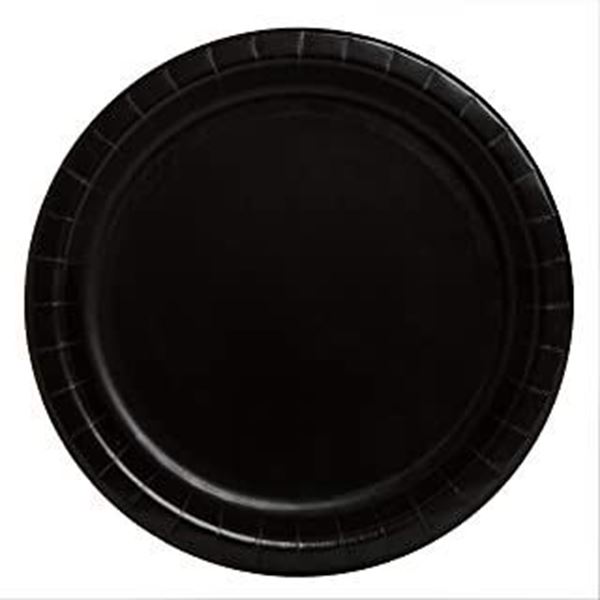 8 Pratos 18cm Preto
