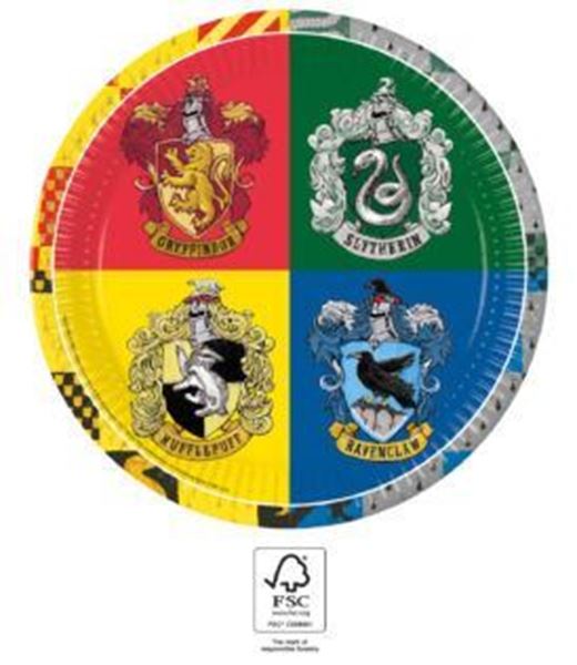 8 Pratos 23cm Harry Potter