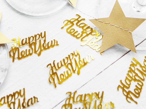 Confettis Happy New Year Ouro 3gr