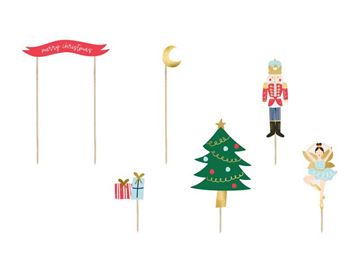 Toppers Natal 6 Peças