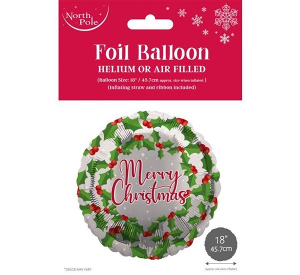 Balão Foil 18" Merry Xmas