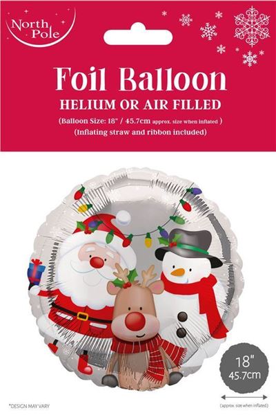 Balão Foil 18" Cute Xmas