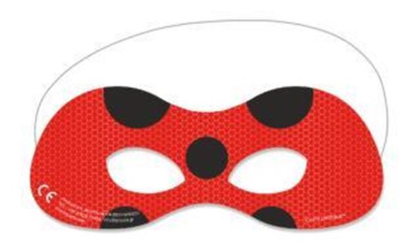 6 Máscaras Recortadas Ladybug