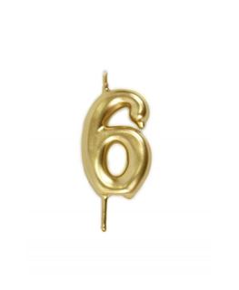 Vela Artesanal Ouro Nº 6