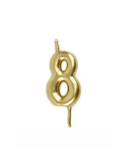 Vela Artesanal Ouro Nº 8