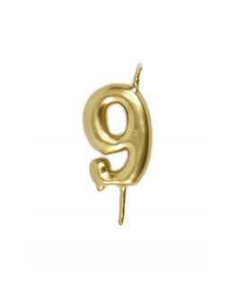 Vela Artesanal Ouro Nº 9