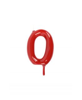 Vela Artesanal Vermelho Nº 0