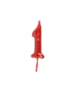 Vela Artesanal Vermelho Nº 1