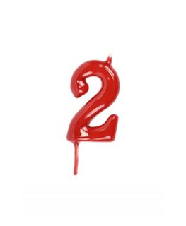 Vela Artesanal Vermelho Nº 2