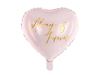 Balão Foil Coração Rosa Always & Forever 45cm