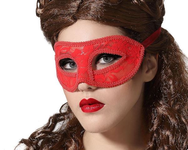 Mascarilha Sensual Vermelha