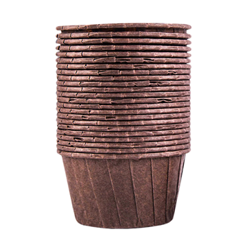 Cápsulas Cupcake Marron 24un