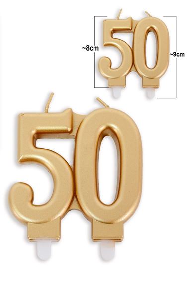 Vela 50 Ouro