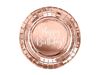 6 Pratos Happy Birthday Rose Gold 18cm
