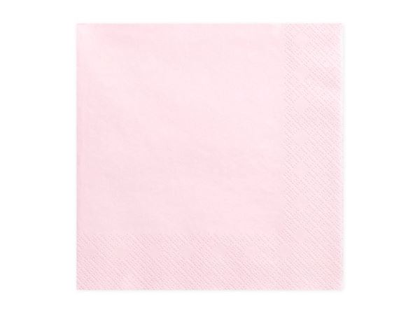 20 Guardanapos Powder Pink