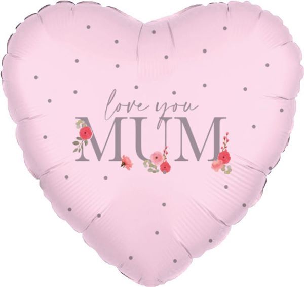 Balão Foil 18" Love You Mum