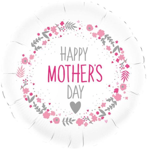 Balão Foil 18" Happy Mothers Day