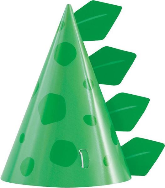 8 Chapéus Dinossauros Blue & Green