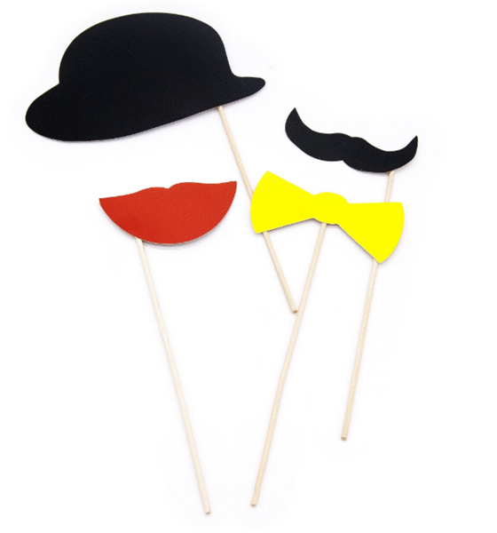 Kit Photobooth Cartola 4pcs