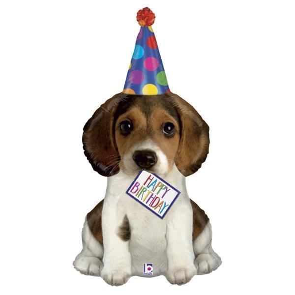 Balão Foil Birthday Puppy 41"