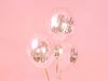 6 Balões Latex Bride To Be Crystal Clear Ouro