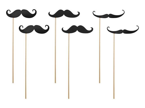 Photo Props Bigodes 6un