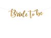 Banner Bride To Be Ouro