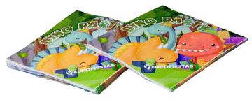 12 Guardanapos Dino Party